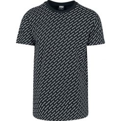 Urban Classics Allover Logo Tee T-Shirt czarny/biały. Czarne koszulki męskie Urban Classics, xl, z nadrukiem, z okrągłym kołnierzem, krótkie. Za 74,90 zł.