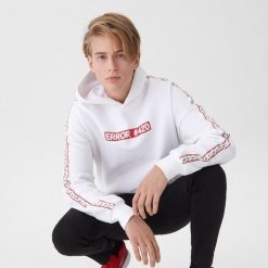 Bluza z ozdobnymi taśmami - Biały. Białe bluzy męskie marki House, s. Za 119,99 zł.