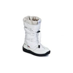 Śniegowce Kangaroos PUFFY III JUNIOR. Białe kozaki damskie KangaROOS, bez obcasa, bez zapięcia. Za 185,40 zł.
