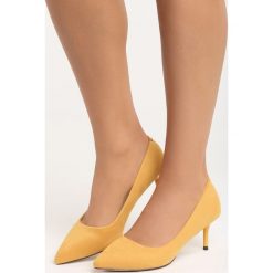 Buty ślubne damskie: Żółte Czółenka Feel Style