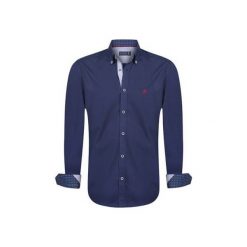 Sir Raymond Tailor Koszula Męska, M, Ciemnoniebieska. Niebieskie koszule męskie Sir Raymond Tailor, m, z aplikacjami, eleganckie, bez kołnierzyka, bez rękawów. Za 159,00 zł.