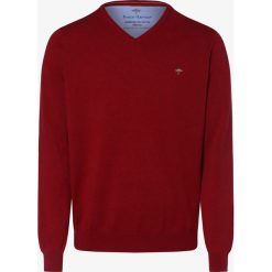 Fynch-Hatton - Sweter męski, lila. Swetry męskie Fynch-Hatton, xl, bez wzorów, z dzianiny, klasyczne, z dekoltem w serek, bez kaptura. Za 299,95 zł.