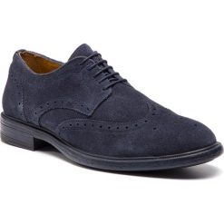 Półbuty GEOX - U Terence A U927HA 00022 C4002 Navy. Niebieskie półbuty męskie Geox, na co dzień, bez wzorów, ze skóry, bez zapięcia. W wyprzedaży za 409,00 zł.