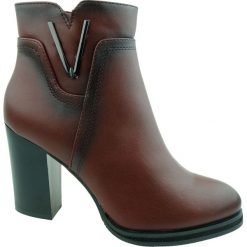 Botki damskie Sergio Leone BT537,Kolor bordo. Botki damskie Sergio Leone, na zimę, bez obcasa, bez zapięcia. Za 130,00 zł.