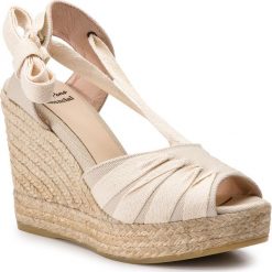 Espadryle TONI PONS - Pals Cru. Brązowe espadryle damskie Toni Pons, bez wzorów, ze skóry, bez obcasa, na obcasie. Za 299,00 zł.