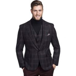 Marynarka CESARE MACS000222. Czerwone marynarki męskie marki Giacomo Conti, m, z wełny, klasyczne. Za 899,00 zł.