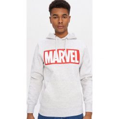 Bluza z kapturem Marvel - Jasny szary. Szare bluzy męskie House, s, z motywem z bajki, z kapturem, bez rękawów, z kapturem. Za 119,99 zł.