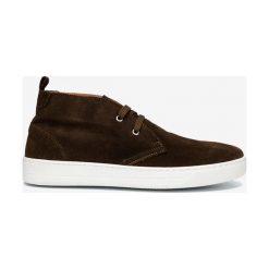 Trussardi Jeans Desert Tenisówki Brązowy. Pomarańczowe trampki męskie Trussardi Jeans, bez wzorów, z jeansu, bez zapięcia. Za 628,95 zł.