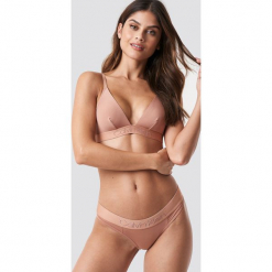 Calvin Klein Tonal Logo Bikini - Pink. Różowe bikini Calvin Klein. Za 121,95 zł.