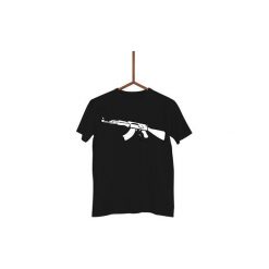 Koszulka Ak 47 Męska. Czarne koszulki męskie Failfake, s, bez wzorów, bez kołnierzyka. Za 130,00 zł.