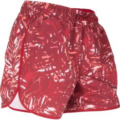 Szorty sportowe z mikrofazy z nadrukiem bonprix czerwono-pomarańczowy z nadrukiem. Czerwone spodenki sportowe damskie bonprix, z nadrukiem, sportowe. Za 54,99 zł.