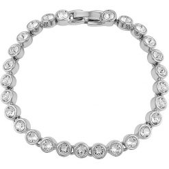 Bransoletka z kryształami Swarovski. Szare bransoletki damskie Metropolitan, Smithfield, Crystal Deluxe & Co., z materiału, z kryształem. W wyprzedaży za 43,95 zł.