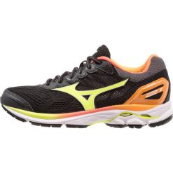 Buty sportowe damskie: Mizuno WAVE RIDER 21 OSAKA Obuwie do biegania treningowe black / safety yellow / white
