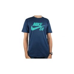 T-shirty z krótkim rękawem Nike SB Logo Tee 821946-451. Szare t-shirty męskie Nike, s, bez wzorów, bez kołnierzyka, krótkie. Za 99,99 zł.