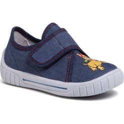 Kapcie SUPERFIT - 1-000278-8100 M Blau. Niebieskie sandały chłopięce Superfit, z tworzywa sztucznego, bez zapięcia. Za 119,00 zł.