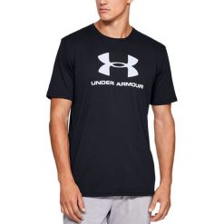 UNDER ARMOUR SPORTSTYLE LOGO > 1329590-001. Koszulki męskie Under Armour, xl, bez wzorów, z bawełny, klasyczne, bez kołnierzyka, z krótkim rękawem, krótkie. Za 99,99 zł.