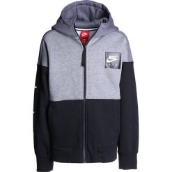 Nike Performance AIR HOODIE Bluza rozpinana carbon heather/dark grey/white/dark grey. Szare bluzy męskie rozpinane Nike Performance, z bawełny. W wyprzedaży za 167,30 zł.