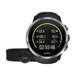 Zegarki męskie: Zegarek męski Suunto Spartan Sport Black HR SS022648000