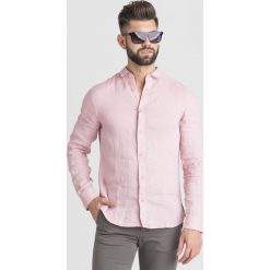 KOSZULA Armani Exchange. Różowe koszule męskie xl, z haftami. Za 235,00 zł.