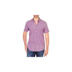 Koszule z krótkim rękawem Ben Sherman BEMA00479S. Czerwone koszule męskie Ben Sherman, s, bez wzorów, bez kołnierzyka, z krótkim rękawem. Za 258,30 zł.