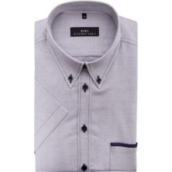 Koszula SERGIO P slim 13-05-15. Koszule męskie Giacomo Conti, m, bez wzorów, z bawełny, button down, z krótkim rękawem. Za 149,00 zł.
