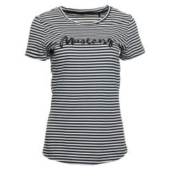 Mustang T-Shirt Damski, Xs, Czarny. Czarne bluzki damskie marki Mustang, xs, w paski. W wyprzedaży za 95,00 zł.