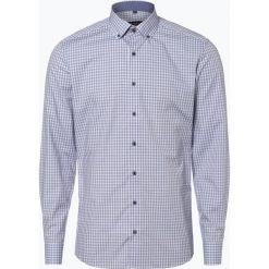 Koszule męskie na spinki: Eterna Slim Fit – Koszula męska niewymagająca prasowania, niebieski