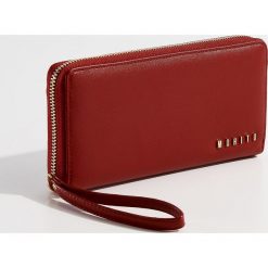 Elegancki portfel z przegrodami - Czerwony. Czerwone portfele damskie marki Mohito. Za 49,99 zł.
