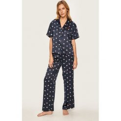 Tommy Hilfiger - Piżama. Niebieskie piżamy damskie TOMMY HILFIGER, s, bez wzorów, z poliesteru, bez rękawów. Za 519,90 zł.