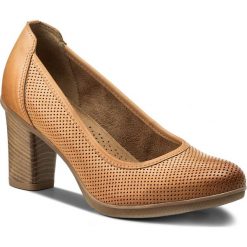 Półbuty LASOCKI - IZI-02 Camel. Brązowe półbuty damskie skórzane Lasocki, eleganckie, na obcasie. Za 179,99 zł.