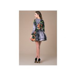 Sukienka Mini Azalea Bloosom Ombre. Brązowe sukienki mini Nat fashion room, na co dzień, na wiosnę, uniwersalny, z bawełny, dopasowane. Za 390,00 zł.