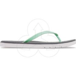 Damskie japonki New Balance W6076WG. Szare klapki damskie New Balance, bez wzorów, z materiału, na wysokim obcasie. Za 59,00 zł.
