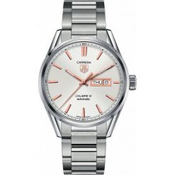 TAG HEUER PROMOCJA ZEGAREK Carrera WAR201D.BA0723. Szare zegarki męskie TAG HEUER, złote. W wyprzedaży za 9110,00 zł.
