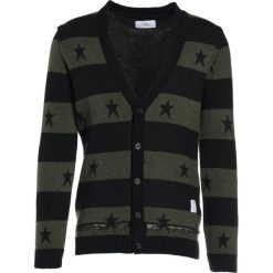Kardigany męskie: The Editor STAR STRIPED Kardigan military green