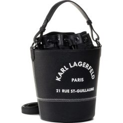 Torebka KARL LAGERFELD - 201W3115 Black. Czarne torebki klasyczne damskie KARL LAGERFELD, bez wzorów, ze skóry, klasyczne, bez dodatków. W wyprzedaży za 889,00 zł.