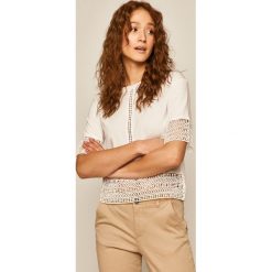 Medicine - T-shirt Nature Neutral. Białe bluzki damskie MEDICINE, s, bez wzorów, z bawełny, z okrągłym kołnierzem. W wyprzedaży za 49,90 zł.