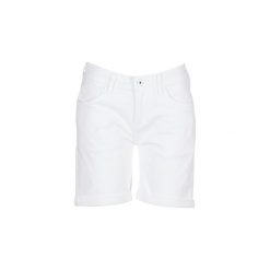 Szorty i Bermudy Pepe jeans POPPY. Białe bermudy damskie marki Pepe Jeans, z jeansu. Za 181,30 zł.