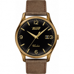 ZEGAREK TISSOT Heritage Visodate T118.410.36.057.00. Niebieskie zegarki męskie TISSOT, szklane. Za 1550,00 zł.