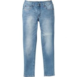 Jeansy męskie: Dżinsy ze stretchem Skinny Fit Straight bonprix niebieski „bleached used”