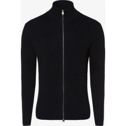 Marc O'Polo - Kardigan męski, niebieski. Niebieskie kardigany męskie Marc O'Polo, xl, bez wzorów, prążkowane. Za 699,95 zł.