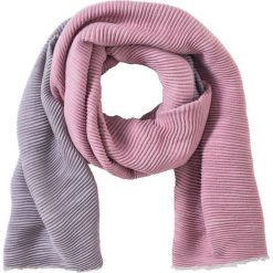Szal dwustronny plisowany bonprix czerwono-jasnoszary melanż. Czerwone szaliki damskie marki bonprix, melanż, eleganckie. Za 59,99 zł.