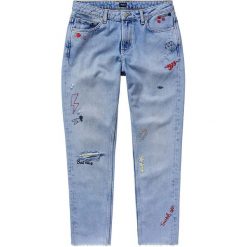 Dżinsy "Heidi Scribble" - Slim fit - w kolorze błękitnym. Niebieskie jeansy damskie Denim Special, l. W wyprzedaży za 214,95 zł.