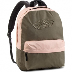 Plecak VANS - Realm Backpack VN0A3UI6UOT Dusty Olive/Rose Cloud. Różowe plecaki damskie marki Vans, z materiału. W wyprzedaży za 129,00 zł.