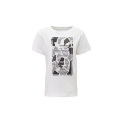 T-shirty z krótkim rękawem Dziecko adidas Koszulka adidas Camo Trefoil. Białe t-shirty chłopięce z krótkim rękawem Adidas. Za 89,95 zł.