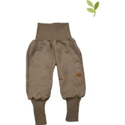 Spodnie niemowlęce: Spodnie „Jogger” w kolorze brązowym