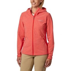 Kurtka softshell Columbia Heather Canyon 1717991843 - pomarańczowy. Pomarańczowe kurtki damskie Columbia, m, bez wzorów, z softshellu, bez kaptura. Za 329,59 zł.