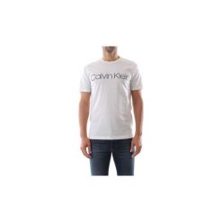 T-shirty z krótkim rękawem Calvin Klein Jeans K10K103078 COTTON FRONT LOGO. Szare t-shirty męskie Calvin Klein Jeans, xl, bez wzorów, z jeansu, bez kołnierzyka, krótkie. Za 122,52 zł.