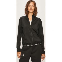 Under Armour - Bluza. Czarne bluzy damskie Under Armour, s, bez wzorów, z elastanu, bez rękawów, bez kaptura. W wyprzedaży za 249,90 zł.