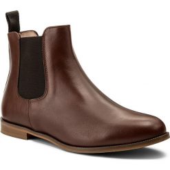 Sztyblety WEEKEND MAXMARA - Sagra 57910182600 Cuoio 001. Brązowe botki damskie skórzane WEEKEND MaxMara. W wyprzedaży za 959,00 zł.