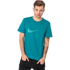 Koszulki sportowe męskie: Nike Koszulka męska Hangtag Swoosh zielona r. XXL (707456-467)